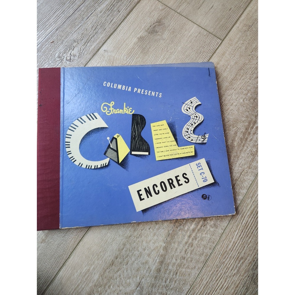 Frankie Carle Encores 1943 COLUMBIA 4x 78 RPM 10" Vinyl Record Set